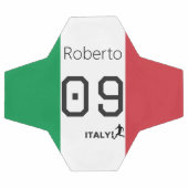 Custom Italy Soccer National Flag Colors Athlete サッカーボール (フラット)