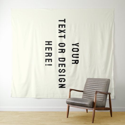 Custom Ivory Tapestry Personalized Wall Decor タペストリー (インサイチュ(横))