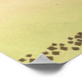 CUSTOM Japanese Great Wave & Crane Art Print  ポスター (角)