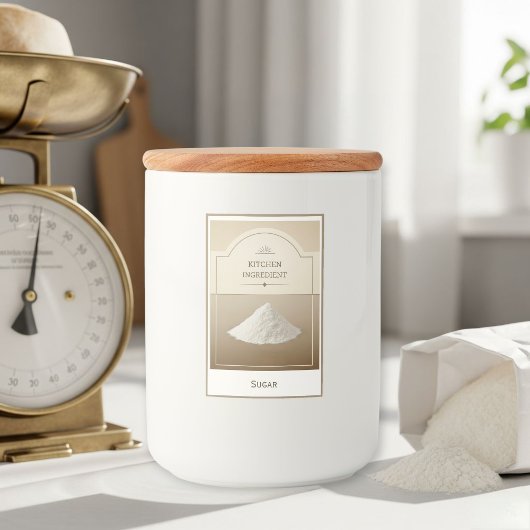 Custom Jar Label Set Smart Organization for Spices フードラベル