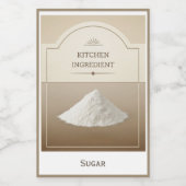 Custom Jar Label Set Smart Organization for Spices フードラベル (シングルラベル)