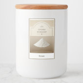 Custom Jar Label Set Smart Organization for Spices フードラベル (正面)