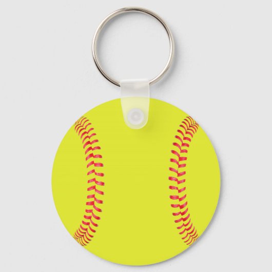 Custom Jersey Number Fastpitch Softball Keychains キーホルダー (裏面)