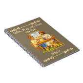 Custom Jesus & Coffee Crayon Art Prayer Journal ノートブック (右側)
