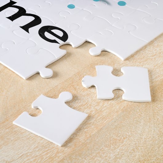 Custom Jigsaw Puzzle | Retro Octopus | Name & Text ジグソーパズル (側面)