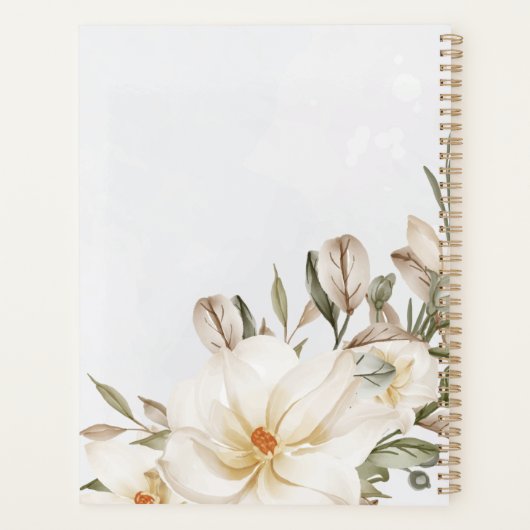 Custom Journal for Work, School & Daily Writing プランナー手帳 (裏面)