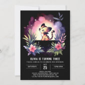 Custom Jungle Tiger Birthday 招待状 (正面)