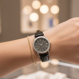 Custom Just Married Watch Gift for Husband or Wife 腕時計