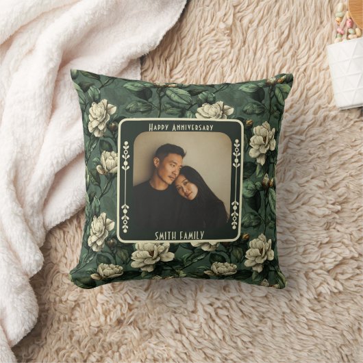 Custom Keepsake 20Th Anniversary Throw Pillow  クッション (ブランケット)