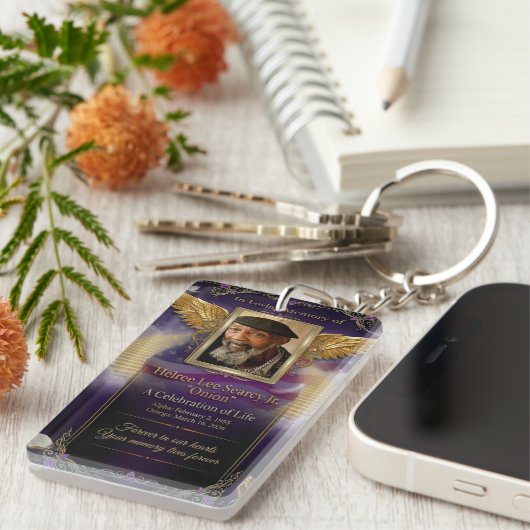 Custom Keepsake Keychain キーホルダー (正面右)