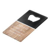  Custom Keychain Bottle Opener クレジットカード栓抜き (正面アングル)