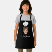 Custom Kid Face & Name Cute Chef Apron エプロン (インサイチュ)