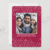 Custom Kids Art Christmas Card 招待状 (裏面)