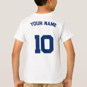 Custom Kids’ Football Tee – Name & Number  Tシャツ (裏面)