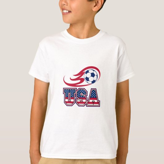 Custom Kids’ Football Tee – Name & Number  Tシャツ (正面)