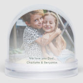 Custom Kids Photo Modern Keepsake Mom and Dad (正面)