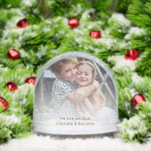 Custom Kids Photo Modern Keepsake Mom and Dad (クリスマス)