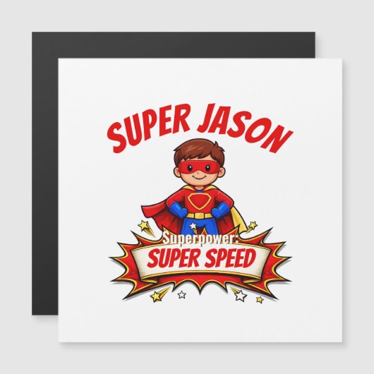 Custom Kids Superhero Name & Superpower  (正面/裏面)