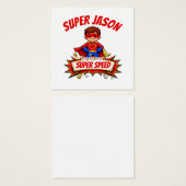 Custom Kids Superhero Name & Superpower (正面&裏面)