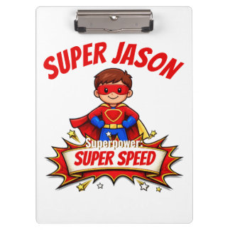 Custom Kids Superhero Name & Superpower クリップボード