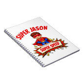 Custom Kids Superhero Name & Superpower ノートブック (右側)