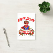 Custom Kids Superhero Name & Superpower ポストイット (オフィス)