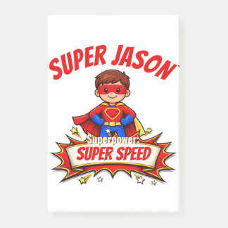 Custom Kids Superhero Name & Superpower ポストイット