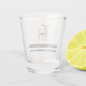 Custom killertinesoutdoors logo shot glass. ショットグラス (裏面)