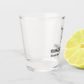 Custom killertinesoutdoors logo shot glass. ショットグラス (左)