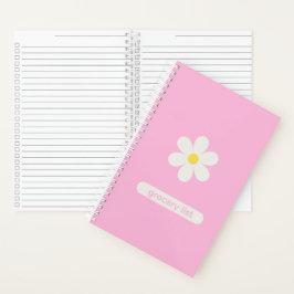 Custom Kitchen Organization Daisy Floral Notebook ノートブック