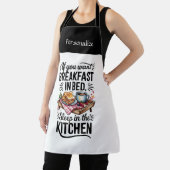 Custom Kitchen Wear Funny Humor Quote Personalize エプロン (インサイチュ)