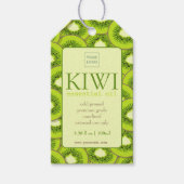 Custom Kiwi Essential Oil Label ギフトタグ (正面)