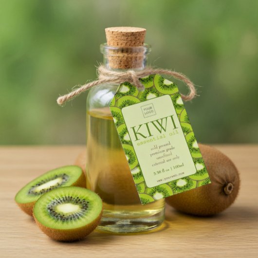 Custom Kiwi Essential Oil Label ギフトタグ