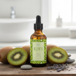 Custom Kiwi Essential Oil Label ワインラベル