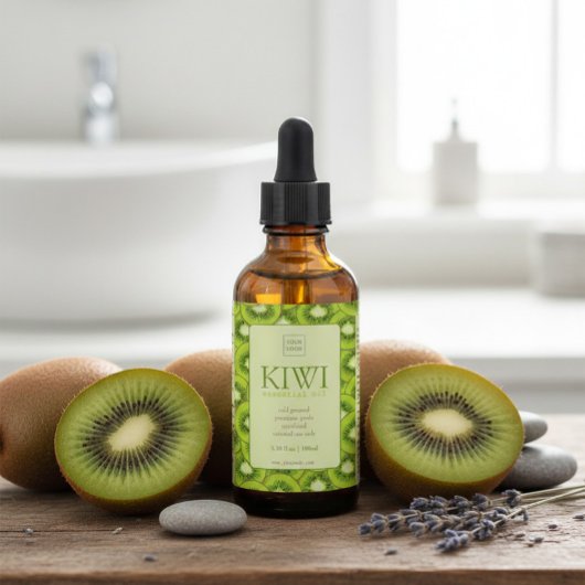 Custom Kiwi Essential Oil Label ワインラベル