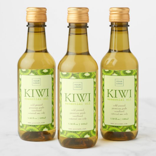 Custom Kiwi Essential Oil Label ワインラベル (ボトル)