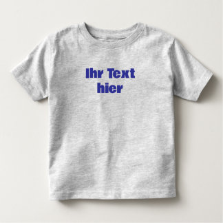 Custom Kleinkind T-shirt  mit Text トドラーTシャツ