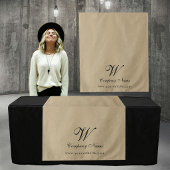 Custom Kraft Business Table Runner Banner Script タペストリー