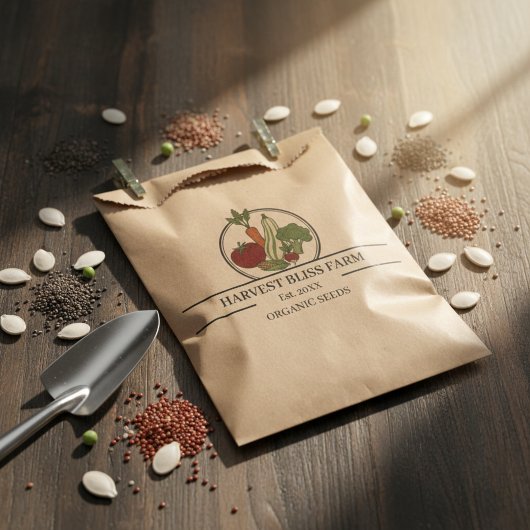 Custom Kraft Seed Envelopes - Personalizable Farm  フェイバーバッグ