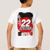 Custom Kyokushin Karate Photo White Kids Shirt Tシャツ (裏面)