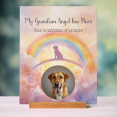 Custom Labrador Retriever Memorial Acrylic Sign アクリルサイン (ニュートラル)