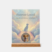 Custom Labrador Retriever Memorial Acrylic Sign アクリルサイン (正面)
