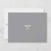 Custom Lacrosse Note Card  サンキューカード (裏面)