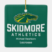 custom Lacrosse Skidmore ornament by jo images セラミックオーナメント (裏面)