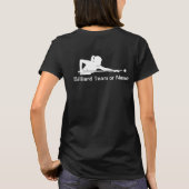 Custom Ladies Billiards Pool League Team Tshirts Tシャツ (裏面)