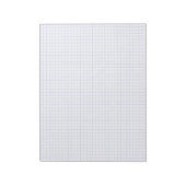 Custom Large Graph Paper Note Pad (Grids, Squares) ノートパッド (回転)