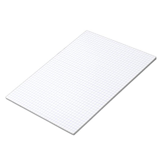 Custom Large Graph Paper Note Pad (Grids, Squares) ノートパッド (アングル)