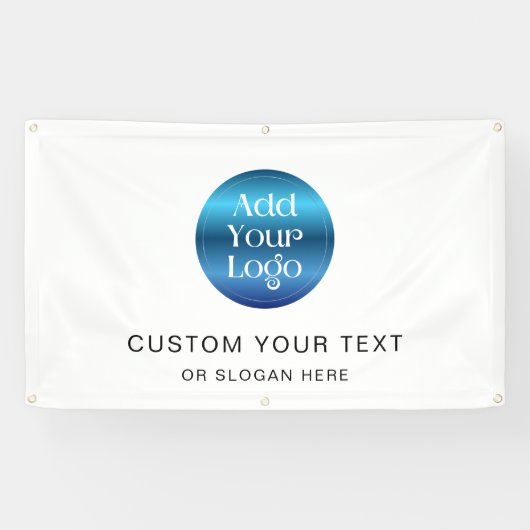 Custom Large Logo Company Branding Simple  横断幕 (横)