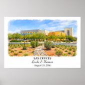 Custom Las Cruces Wall Art, New Mexico Poster ポスター (正面)