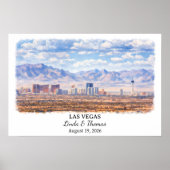 Custom Las Vegas Wall Art, Nevada Poster ポスター (正面)